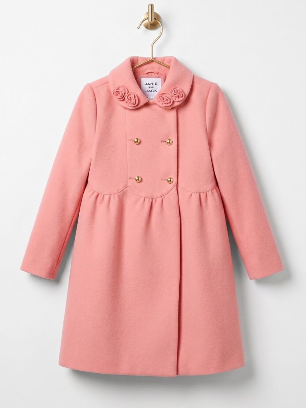 Janie and Jack girls pink coat